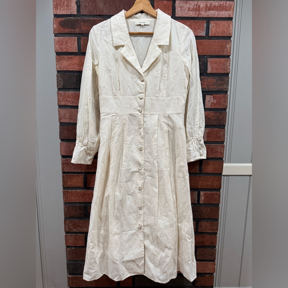 Simple Retro midi Dress - Picture 5 of 9